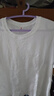 【京東直采】純棉t恤男 圓領(lǐng)t恤男打底衫半袖情侶t恤衫-用戶(hù)專(zhuān)享 白色（短袖） L （110-125斤） 曬單實(shí)拍圖