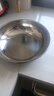 美克杰特厚316L不銹鋼大盆和面洗菜盆洗臉盆水煮魚(yú)盆多用盆調料盆洗腳盆 特厚316【買(mǎi)一送一】 34CM 曬單實(shí)拍圖