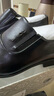 紅蜻蜓男鞋秋冬季皮鞋男士商務(wù)正裝鞋舒適英倫風(fēng)套腳圓頭頭層牛皮鞋子男 黑色 41 曬單實(shí)拍圖