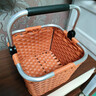 獵玄 小籃子手提收納籃水果籃雞蛋花籃洗澡籃浴筐玩具編織籃收納筐子 手提籃【25cm】 曬單實(shí)拍圖