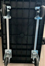 小推車(chē)加管快遞平板車(chē)靜音折疊搬運車(chē)拖車(chē)貨車(chē)拉貨買(mǎi)菜手拉車(chē) 70*47雙加管3寸耐磨PU腳輪（450斤）+免安裝 曬單實(shí)拍圖