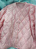 jnby by JNBY江南布衣童裝短款菱格羽絨服正反兩穿秋冬外套男女童1O9C10500 665/中粉色 150 cm 曬單實(shí)拍圖