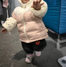 貝肽斯兒童羽絨服男女童裝2025年新款冬季加厚保暖防風(fēng)面包服三防外套 曬單實(shí)拍圖