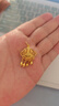 周生生黃金吊墜 足金男女款健康快樂(lè )生日禮物 不含項鏈91005P 5.95克 曬單實(shí)拍圖