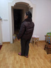 梵花秀（fanhuaxiu）小個(gè)子媽媽冬裝羽絨服短款貴夫人羊羔領(lǐng)上衣中老年人冬季外套女款 咖色 白鴨絨羽絨服 L 建議穿100-120斤 曬單實(shí)拍圖