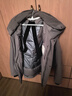蕉下（beneunder）羽絨服男士2025年最新款硬殼沖鋒外套派克衣服工裝HD112石墨灰3XL 曬單實(shí)拍圖