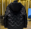 倉石一樹(shù)麥穗連帽羽絨服男外套冬季新款百搭休閑輕薄鴨絨保暖上衣 黑色 L 建議體重 120-140斤 曬單實(shí)拍圖