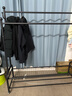 衣炫衣架落地立式衣帽架雙桿晾衣架掛衣架家用臥室專(zhuān)用室內掛衣神器 【超粗32管】黑色80cm+4掛鉤 增萬(wàn)向輪+腳墊 曬單實(shí)拍圖