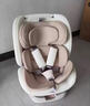 貝貝卡西德國兒童安全座椅汽車(chē)用0-12歲寶寶嬰兒便攜式360度旋轉坐椅可躺 尊享香檳金+硬接口+360度旋轉+可坐可躺 曬單實(shí)拍圖