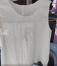 拉比兒童背心家居男童四季純棉打底內衣背心2件裝 米白90 曬單實(shí)拍圖