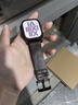 時(shí)仕適用蘋(píng)果手表表帶apple watch ultra3/2霍爾文小牛皮真皮表帶iwatch S11/S10/9/8/7/6/5se表帶男女 棕色【黑色針扣】 42/44/45/46/49mm 曬單實(shí)拍圖