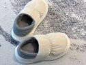 樸西冬季可外穿羽絨布防水包跟女士棉拖鞋室內保暖兩穿 淺米白 36-37 曬單實(shí)拍圖