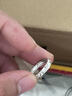 中國黃金滿(mǎn)天星足銀情侶戒指純銀求婚對戒情人節新年禮物送女友老婆生日 足銀滿(mǎn)天星辰情侶戒指-刻字 曬單實(shí)拍圖