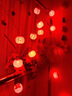 園尚彩燈氛圍燈太陽(yáng)能柿子燈戶(hù)外防水春節裝飾樹(shù)燈串 10米36個(gè)約5CM柿子帶字太陽(yáng)能兩用 曬單實(shí)拍圖