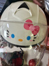 兒童新國標電動(dòng)車(chē)頭盔女孩子小寶寶可愛(ài)hellokitty貓耳朵春秋冬款 KT前臉透明 兒童半盔 曬單實(shí)拍圖