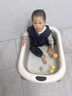 京厽嬰兒洗澡盆寶寶浴盆可折疊坐躺大號家用浴桶洗澡桶新生兒童 加大加厚感溫浴盆+護脊浴架+送豪華禮包 曬單實(shí)拍圖