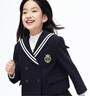little MO&Co.童裝冬裝新款女童學(xué)院風(fēng)英倫西裝外套夾克 曬單實(shí)拍圖