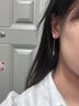 戚小米純S999銀水滴耳線(xiàn)女氣質(zhì)簡(jiǎn)約長(cháng)款耳環(huán)時(shí)尚新款時(shí)尚個(gè)性養耳洞耳飾 水滴耳線(xiàn)【一對】 曬單實(shí)拍圖