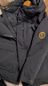 雪中飛【鵝絨系列】男士中長(cháng)款連帽羽絨服時(shí)尚大毛領(lǐng)保暖防寒羽絨外套男 曬單實(shí)拍圖