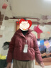 啄木鳥(niǎo)安哥拉紅羽絨服女短款2025冬季新款小個(gè)子白鴨絨立領(lǐng)面包服外套潮 安哥拉紅【高品質(zhì)】 M 【適合110-130斤】 曬單實(shí)拍圖