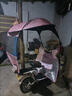 鋒淇星電動(dòng)車(chē)雨棚蓬小型電動(dòng)自行車(chē)防曬遮雨擋風(fēng)罩電瓶車(chē)加厚車(chē)棚遮陽(yáng)傘 冰粉草莓【軟簾簡(jiǎn)易款】前拉鏈開(kāi)窗+后口袋 車(chē)子：有后視鏡【借用鏡子安裝】 曬單實(shí)拍圖