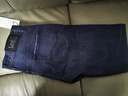 Lee25秋冬新品723修身中腰直筒復古深藍色男牛仔褲 32  深藍色  曬單實(shí)拍圖