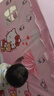 鬧鬧貓Hello Kitty兒童帳篷室內女孩加長(cháng)款分床神器寶寶睡覺(jué)游戲屋玩具 帳篷+【棉球燈彩旗云朵蝴蝶夾子】 【金屬支架】凱蒂貓加長(cháng)版160*100*130cm 曬單實(shí)拍圖