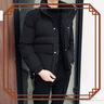杰遜斯立領(lǐng)短款羽絨棉服男冬季棉衣潮流精神小伙痞帥加厚保暖冬裝外套潮 XZ312A-8811黑色 L 建議110-130斤 曬單實(shí)拍圖