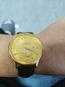 亨刻金表999足金情侶對表石英表防水鑲鉆瑞士機芯選貔貅送男友送女友 男款 （金重約1g） 曬單實(shí)拍圖