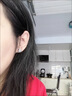 溥畔老鳳凰9999純銀耳釘女2025新款不過(guò)敏耳環(huán)氣質(zhì)足銀送老婆女朋友 鑲鉆四葉草999耳釘(白鉆)老鳳祥同款 搭配 曬單實(shí)拍圖