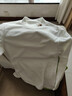 羅鳴老人【輕奢正品】2025秋冬德絨打底衫秋冬保暖雙面絨男士長(cháng)袖上衣 白色 【雙面德絨】 XL （建議125-145斤） 曬單實(shí)拍圖