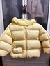 巴拉巴拉童裝兒童羽絨服寶寶男女童2025冬裝新款嬰兒外套保暖上衣泡芙羽絨 黃色小南瓜31004-白鴨絨 90 （充絨量71g 適合1-2歲） 曬單實(shí)拍圖