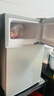 奧克斯（AUX）家用雙門(mén)迷你小型冰箱 冷藏冷凍保鮮小冰箱 宿舍租房節能電冰箱 【國家補貼】BCD-24K118 基礎款 銀色 曬單實(shí)拍圖