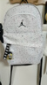 NIKE【滿(mǎn)天星】JORDAN 耐克AJ雙肩背包大學(xué)生電腦包大容量減負書(shū)包 白色/白色/黑色【滿(mǎn)天星】 4/7【40*25*15cm 約15L】 曬單實(shí)拍圖