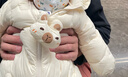 巴拉巴拉兒童輕薄羽絨服嬰兒寶寶連體衣冬裝新款男童女童造型可愛趣味 白色卡皮巴拉-白鴨絨 80 cm-充絨量41g 曬單實拍圖
