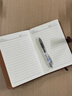 白校長(cháng)A5本子筆記本加厚皮面商務(wù)筆記本手寫(xiě)辦公文具高級記事本會(huì )議記錄本子搭扣記工本隨身-單本棕色 曬單實(shí)拍圖
