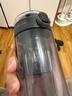 米家磁彈泡茶杯 Tritan材質(zhì)茶水分離杯 運動(dòng)塑料水杯800mL 磁吸茶倉杯 黑色 曬單實(shí)拍圖