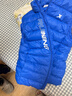 特步（XTEP）兒童童裝男女童中大童親膚零壓力輕暖羽絨馬甲 皇家藍 160cm 曬單實(shí)拍圖