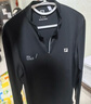 斐樂(lè ) 斐樂(lè )官方男裝針織長(cháng)袖上衣2025秋季新款健身運動(dòng)舒適半拉鏈長(cháng)袖T 深黑-BK 2XL 185/104A/XXL 曬單實(shí)拍圖