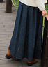 梵希蔓高級感毛呢半身裙女秋冬新款高腰垂感修身百褶長(cháng)裙 灰色    XL    曬單實(shí)拍圖