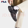 斐樂(lè )（FILA）休閑鞋貓爪鞋5代運動(dòng)鞋春季新款男鞋老爹鞋 黑-BK 41 曬單實(shí)拍圖