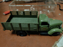 杰雅蒂合金老解放車(chē)軍事懷舊CA10貨物汽車(chē)模型運輸卡車(chē)回力聲光男孩玩具 B款解放車(chē) 曬單實(shí)拍圖