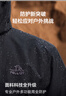 伯希和（Pelliot）【成毅同款】原石沖鋒衣三合一男女保暖外套抓絨內膽夾克登山服 【女款】漫暮黑 XL 曬單實(shí)拍圖