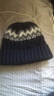 卡蒙（Kenmont）秋冬韓版針織套頭帽保暖男帽時(shí)尚提花毛線(xiàn)帽 km-9406 曬單實(shí)拍圖