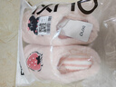 樸西蘋(píng)果頭棉拖鞋女士可愛(ài)加絨拖鞋秋冬保暖家居情侶 翻糖粉 37-38 曬單實(shí)拍圖