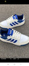 adidas ENTRAP美式校園風(fēng)運動(dòng)少年感復古籃球風(fēng)板鞋男女阿迪達斯 白/藍   42 曬單實(shí)拍圖