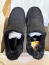 斯凱奇（Skechers）新年禮物閃穿鞋男士新品冬加絨保暖休閑健步鞋一腳蹬樂(lè )福鞋205606 曬單實(shí)拍圖