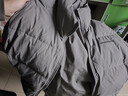 鴨鴨（YAYA）孫穎莎同款羽絨服男女短款2025冬季新款加厚小個(gè)子面包服保暖外套 石墨灰色 M 曬單實(shí)拍圖