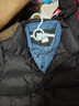 巴拉巴拉童裝兒童羽絨服男女童2025新款寶寶冬裝拼接外套三防保暖上衣百搭 黑色牛仔-灰鴨絨-85%絨子 110 充絨量70g 曬單實(shí)拍圖