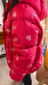 巴拉巴拉童裝兒童羽絨服女童2025新款春裝紅色拜年服甜美外套大童新年衣服 曬單實(shí)拍圖